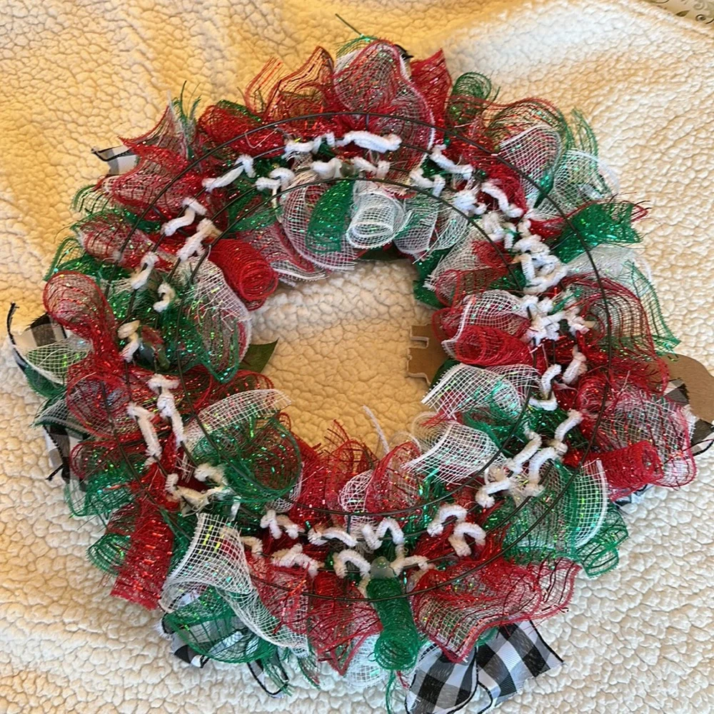 Handcrafted Christmas Holiday Wreath